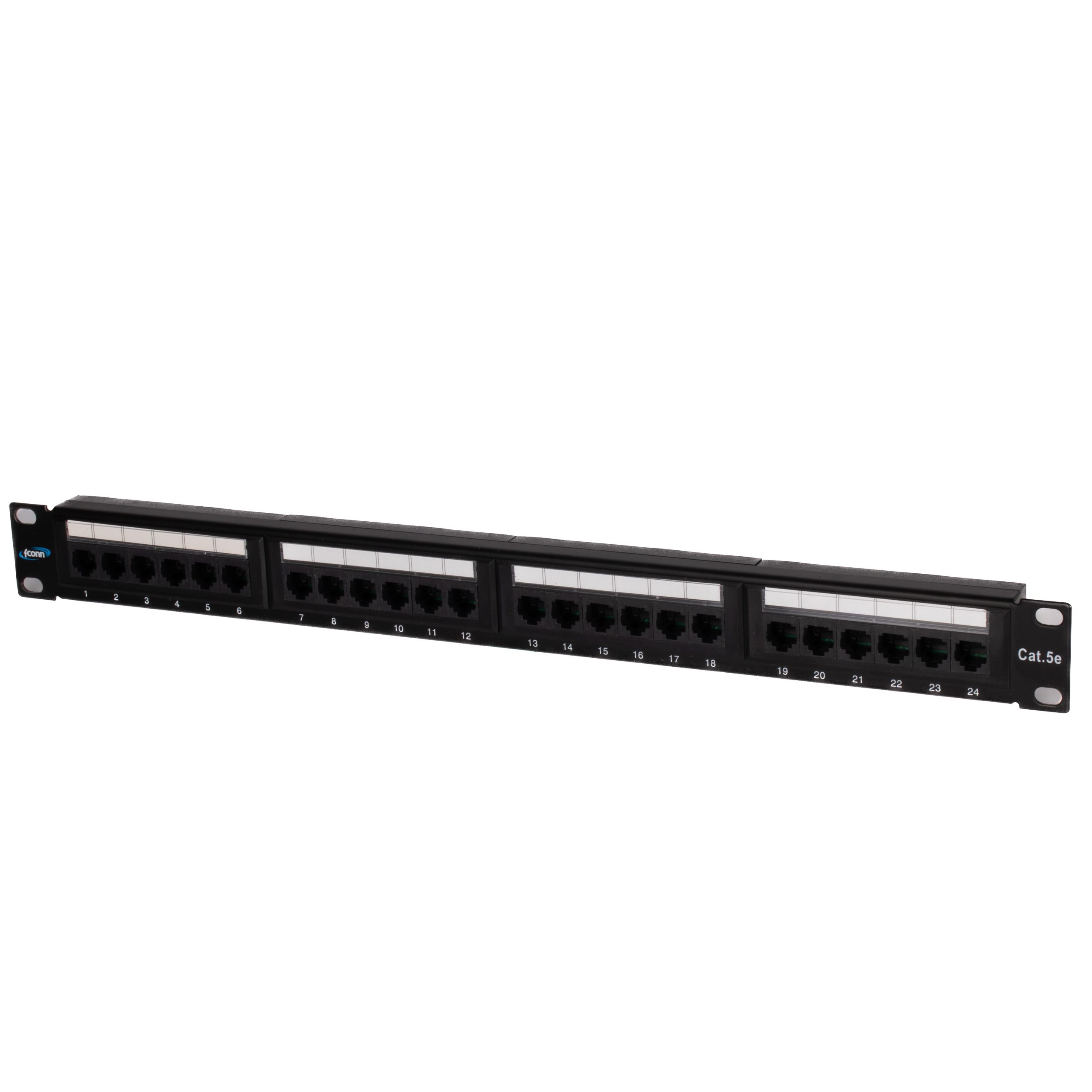 Patch Panel Categoria 5e Slim – 24 Portas