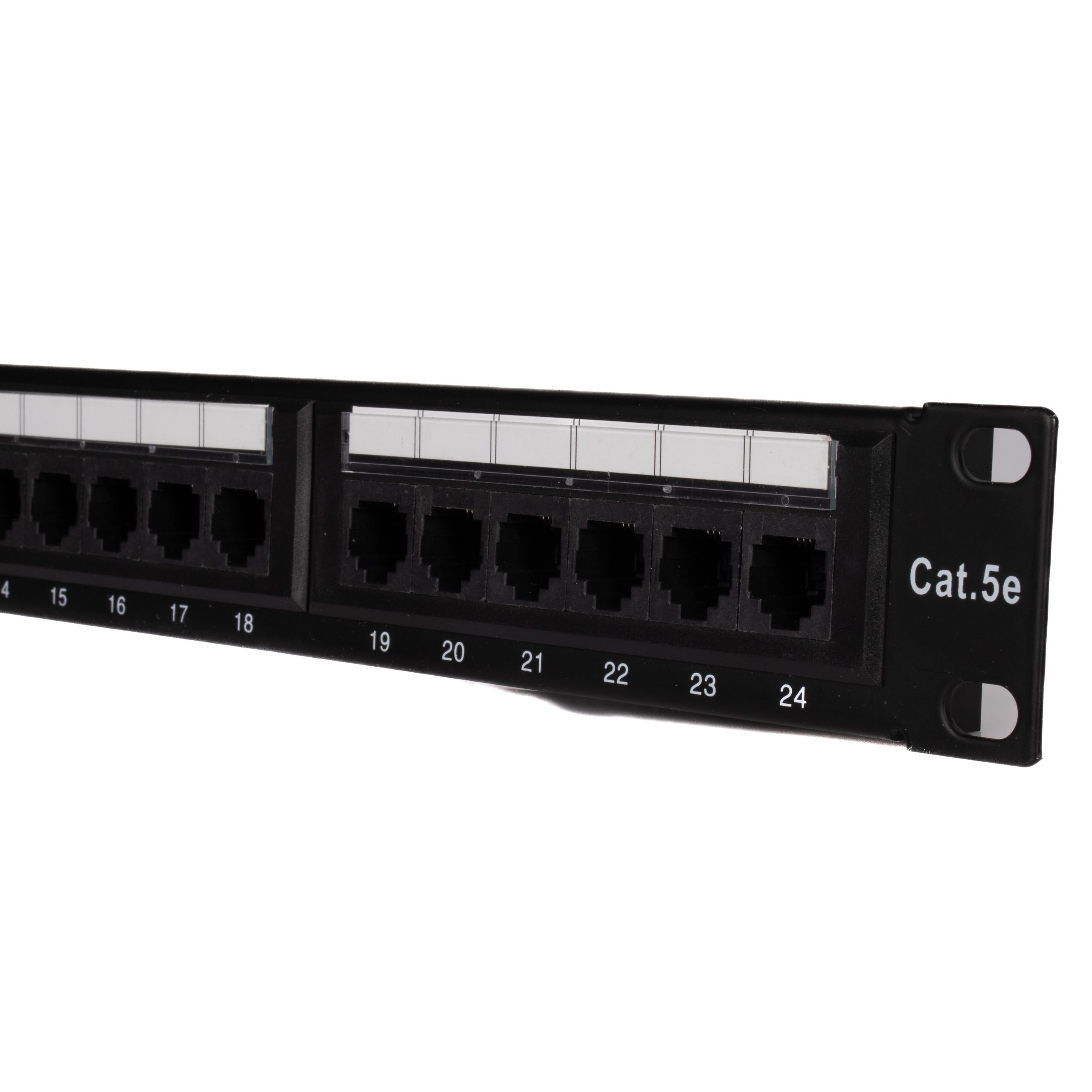 Patch Panel Categoria 5e Slim – 24 Portas